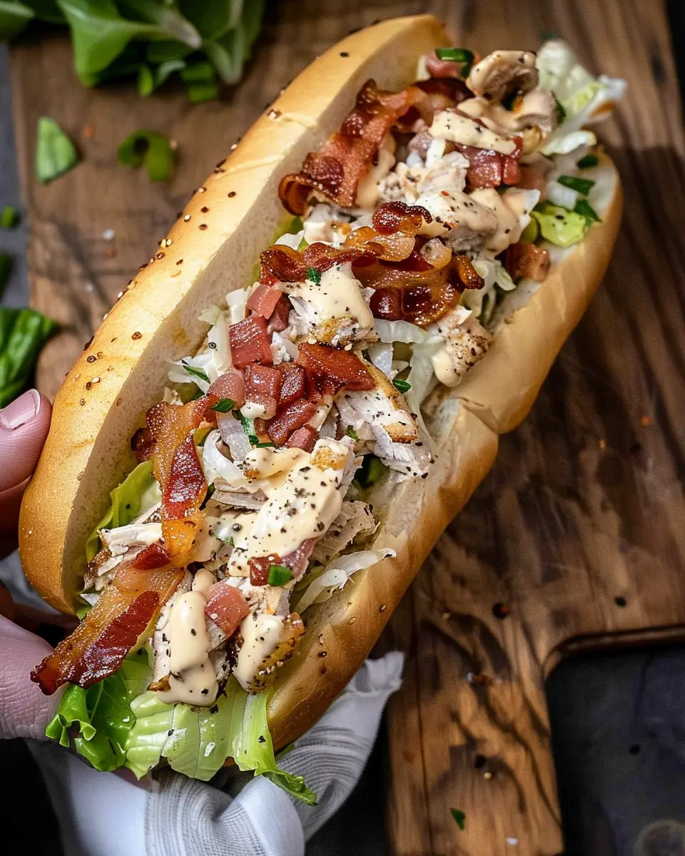Chopped Chicken Turkey Bacon Ranch Sub: Easy and Delicious Twist