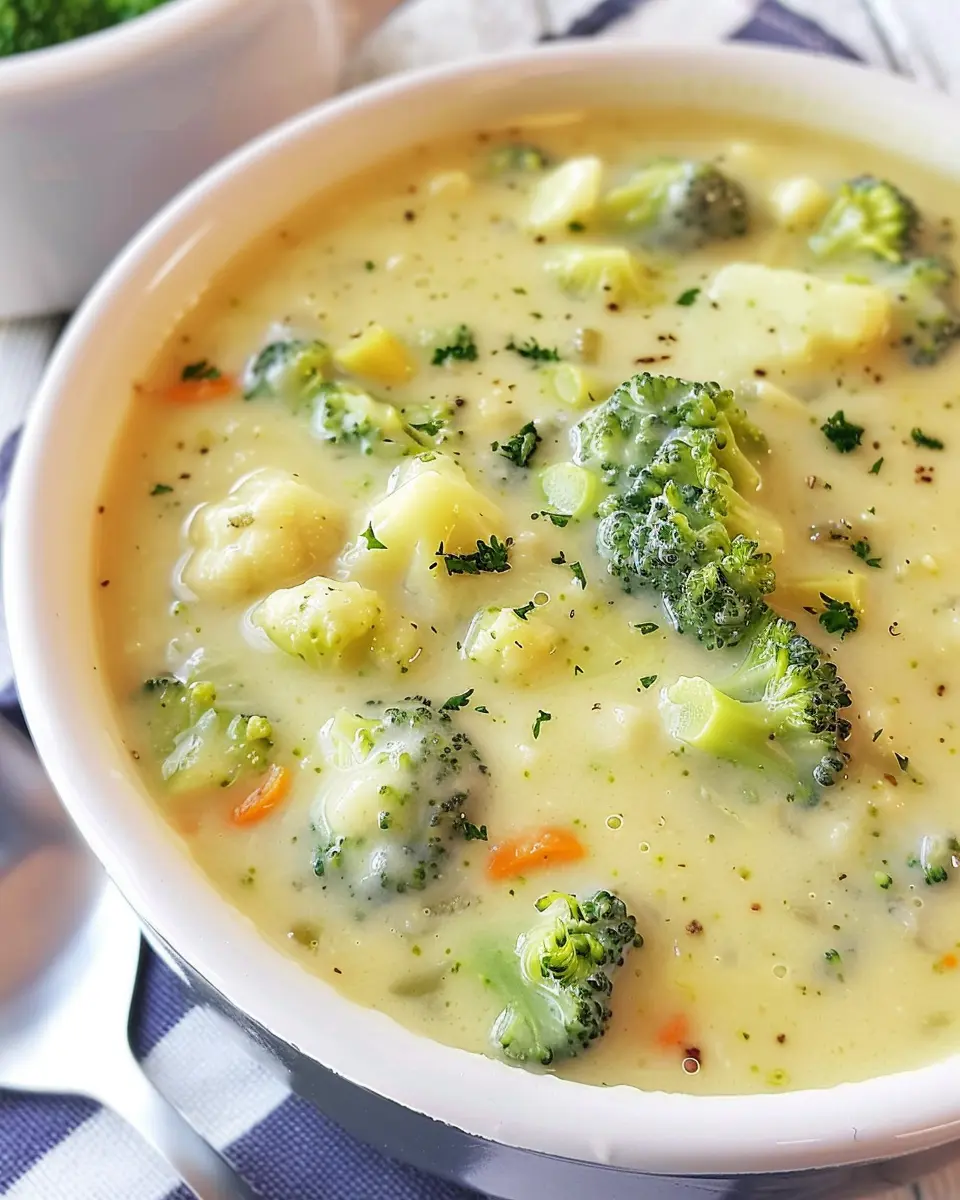 Broccoli Cauliflower Cheese Soup: Indulgent Comfort in a Bowl
