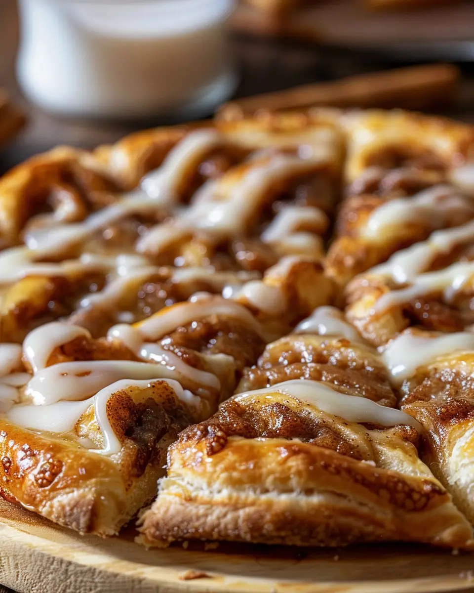 Cinnamon-Sugar Pizza: Indulgent Treat with Crescent Rolls
