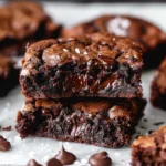 The BEST Fudgy Chewy Brookies