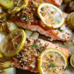 One-Pan Lemon Pepper Salmon with Leeks