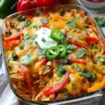 Easy Chicken Fajita Casserole Recipe