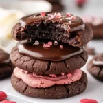 Valentine Ganache Cookies