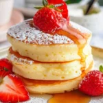 Fluffy Japanese Soufflé Pancakes