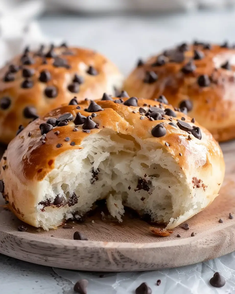 The Fluffiest Chocolate Chip Milk Buns