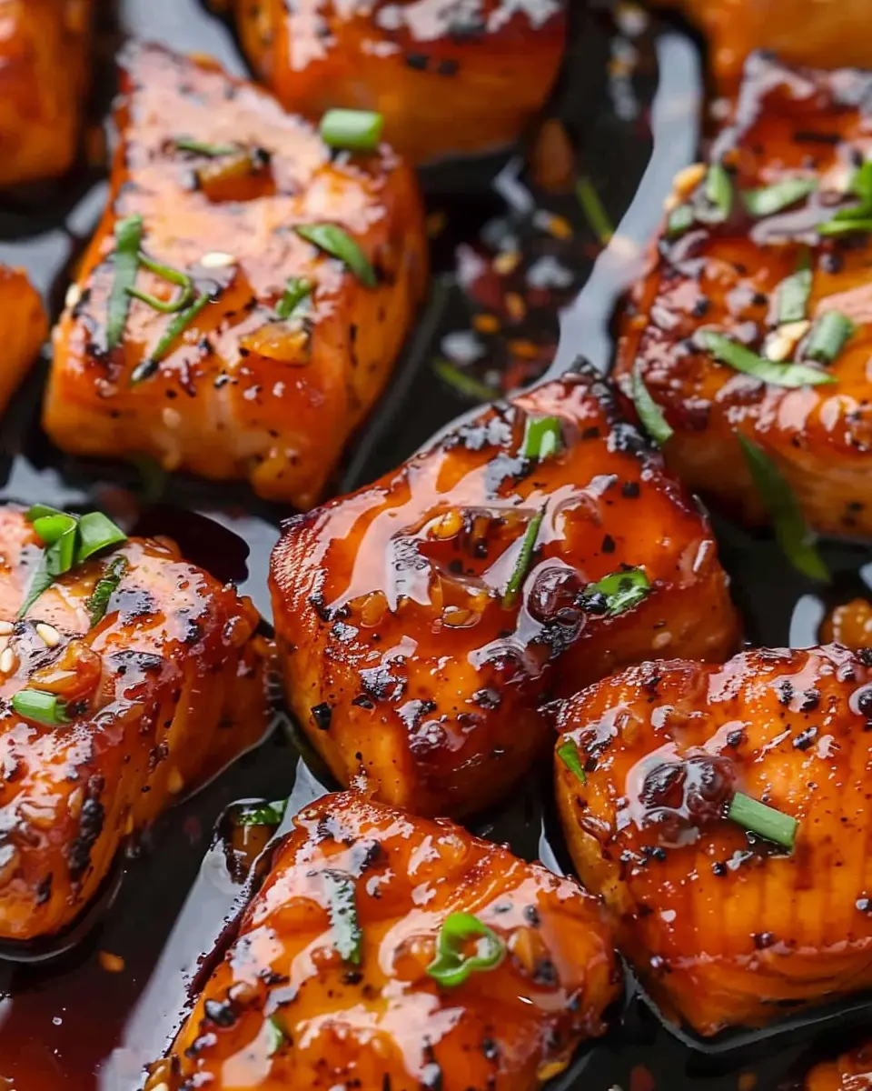 Mouthwatering Honey Garlic Salmon Bites for a Quick Gourmet Treat
