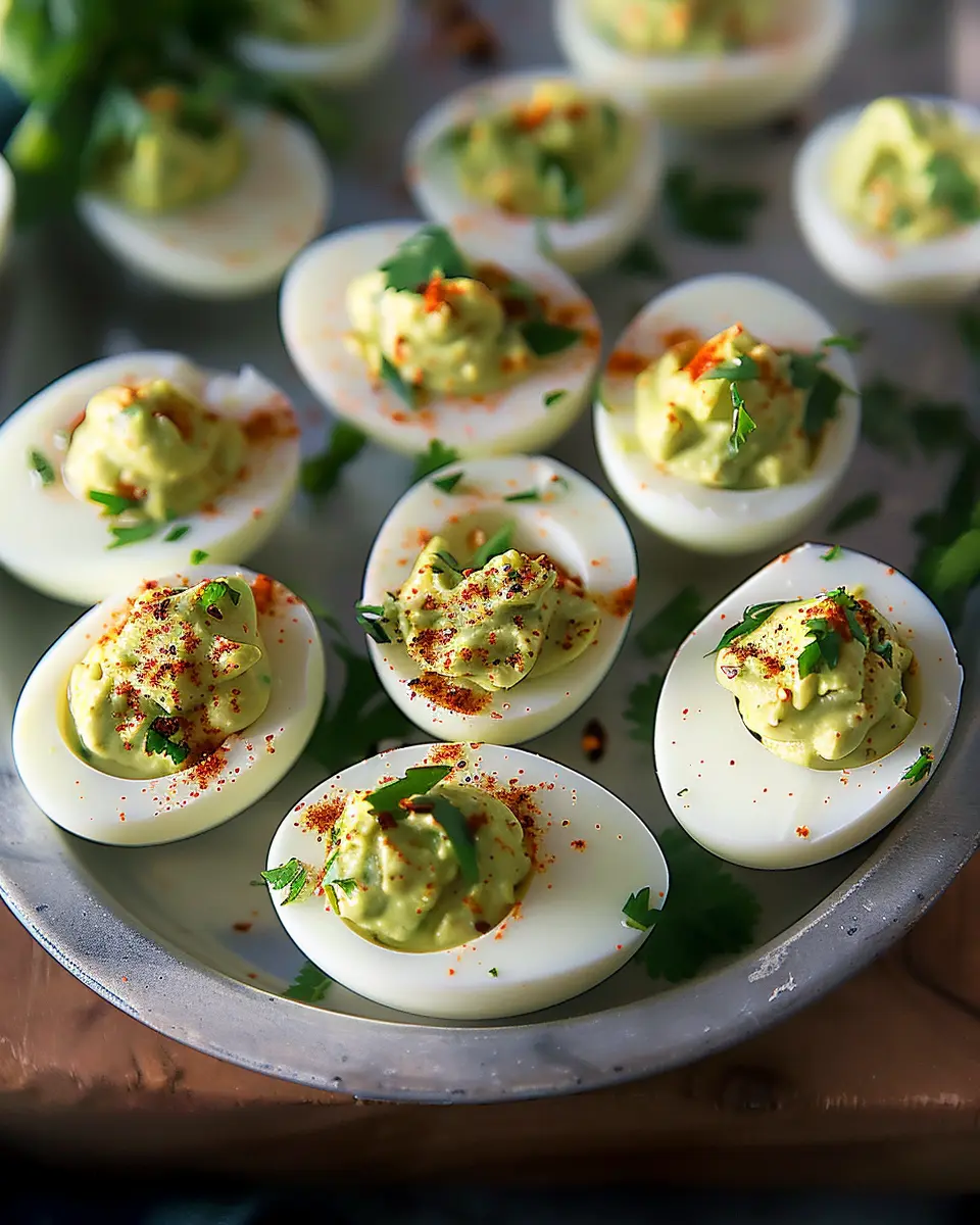 Avocado Deviled Eggs: The Best Creamy Twist with Turkey Bacon