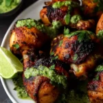Peruvian Chicken with Green Sauce (Aji Verde)