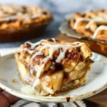 Cinnamon Roll Apple Pie