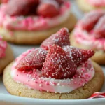 Strawberry Kiss Cookies