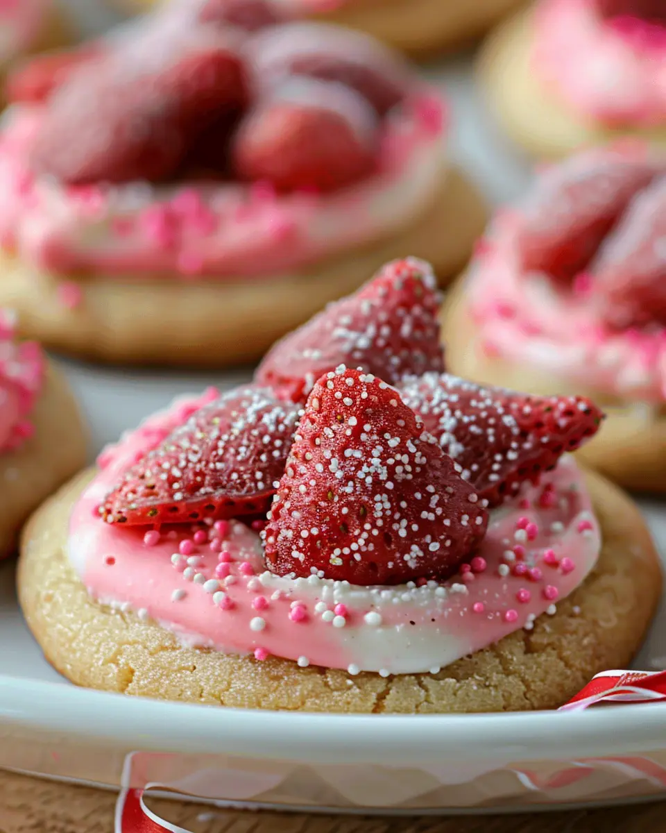 Strawberry Kiss Cookies: Easy Delightful Treats for Everyone