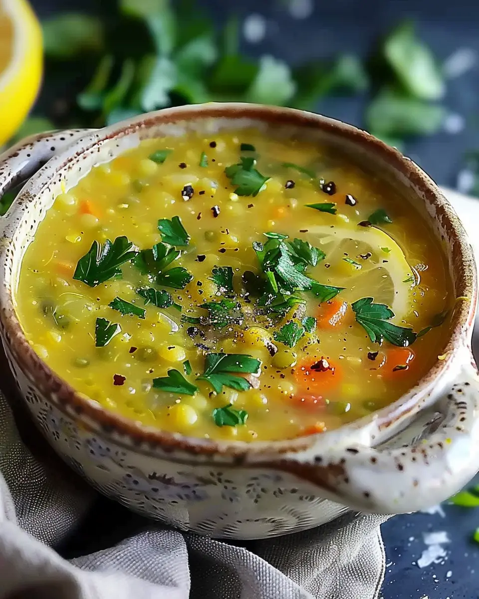 Zesty Nourishment in a Bowl: Lemon Lentil Soup