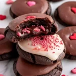 Valentine Ganache Cookies