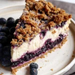 Blueberry Crumble Cheesecake