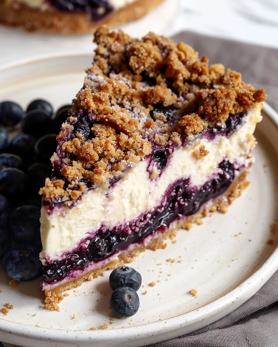 Blueberry Crumble Cheesecake: An Easy Indulgence for Everyone