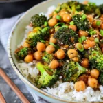Garlic Broccoli Stir Fry With Chickpeas | Flavorful Recipe