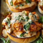 Spicy Buffalo Chicken Sliders