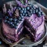 Blueberry Chocolate Lavender Dream Cake