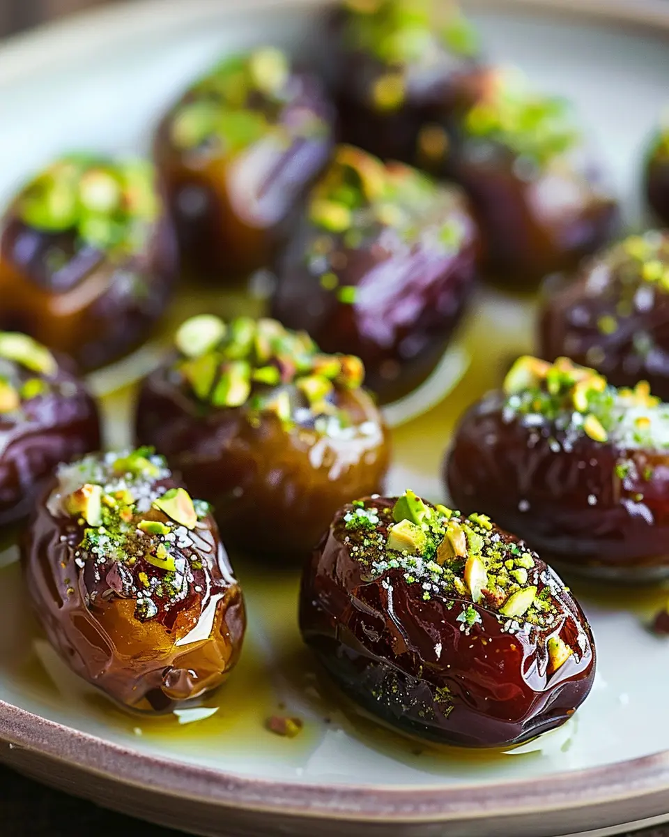 St. Patrick’s Day Treat: Indulgent Honey Pistachio Ricotta Stuffed Dates