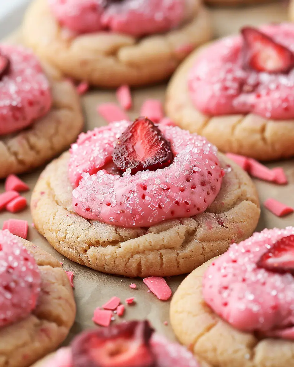 Strawberry Kiss Cookies: Easy Recipe for a Sweet Treat at Home