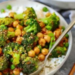 Garlic Broccoli Stir Fry With Chickpeas | Flavorful Recipe