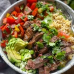 High Protein Steak Fajita Bowl
