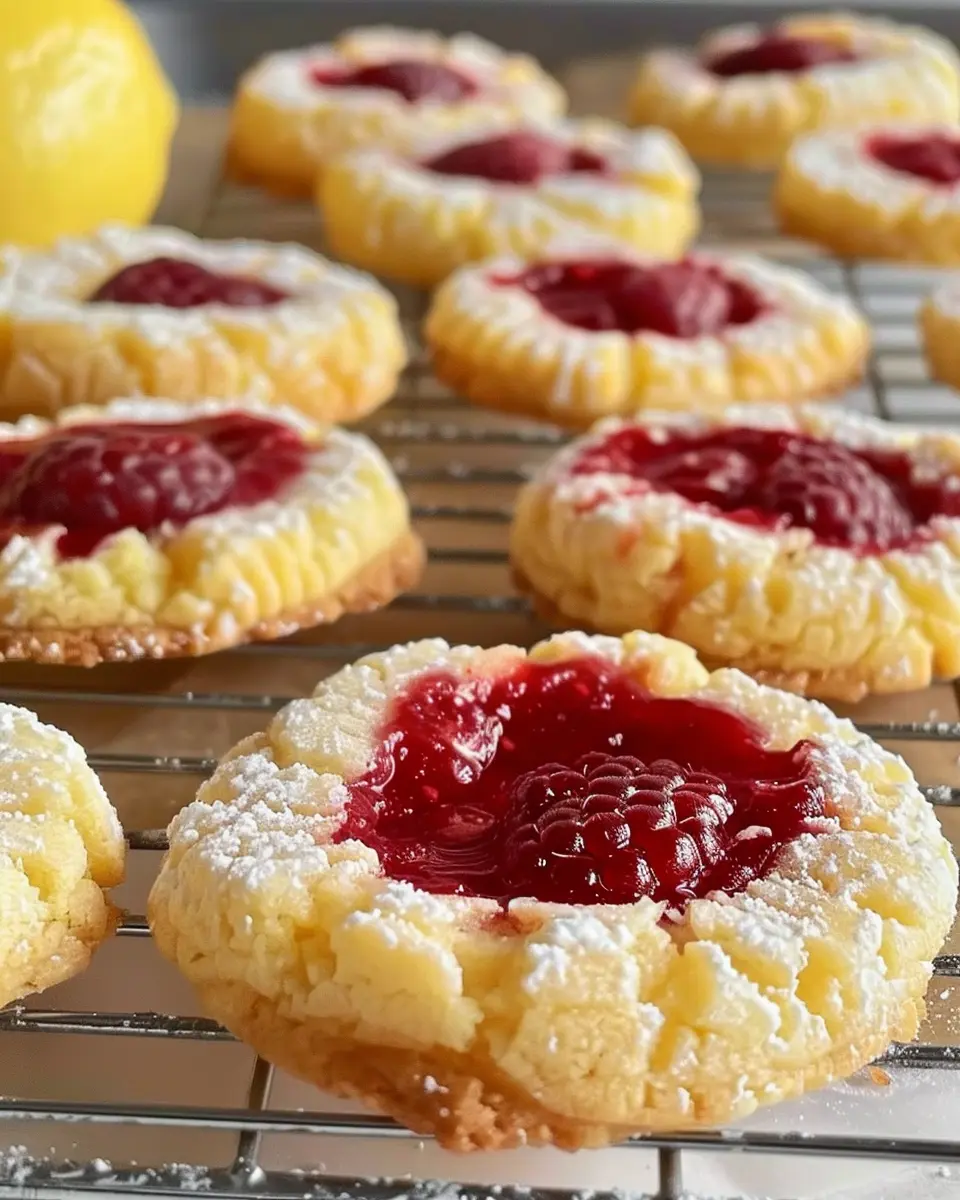 Lemon Cookies with Raspberry Curd: Easy, Bright, and Delicious