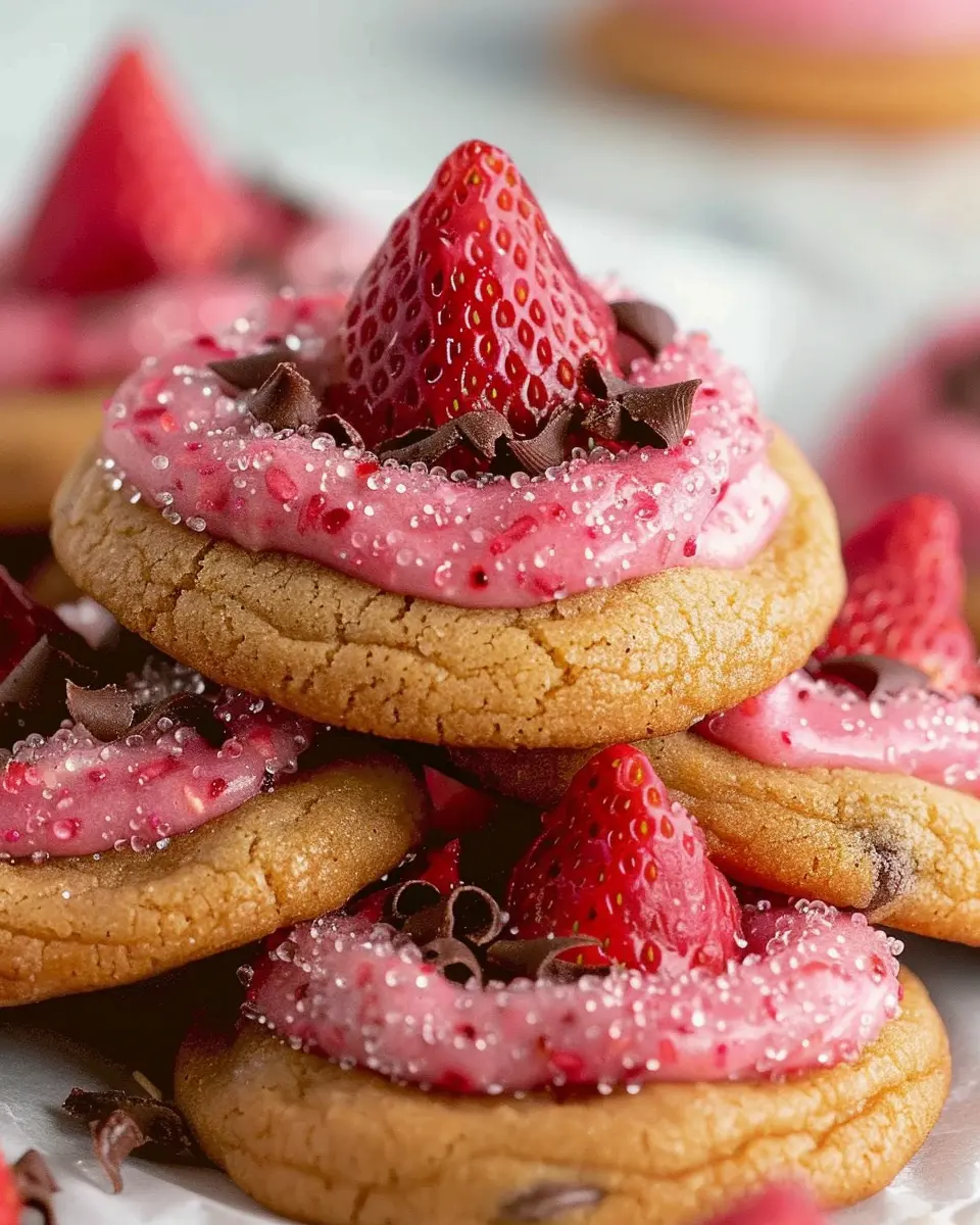 Strawberry Kiss Cookies: Easy Treats to Delight Your Taste Buds