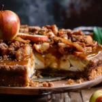 salted caramel apple pie cheesecake