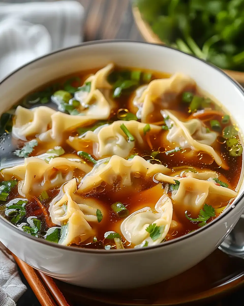 Potsticker Soup: A Comforting Delight