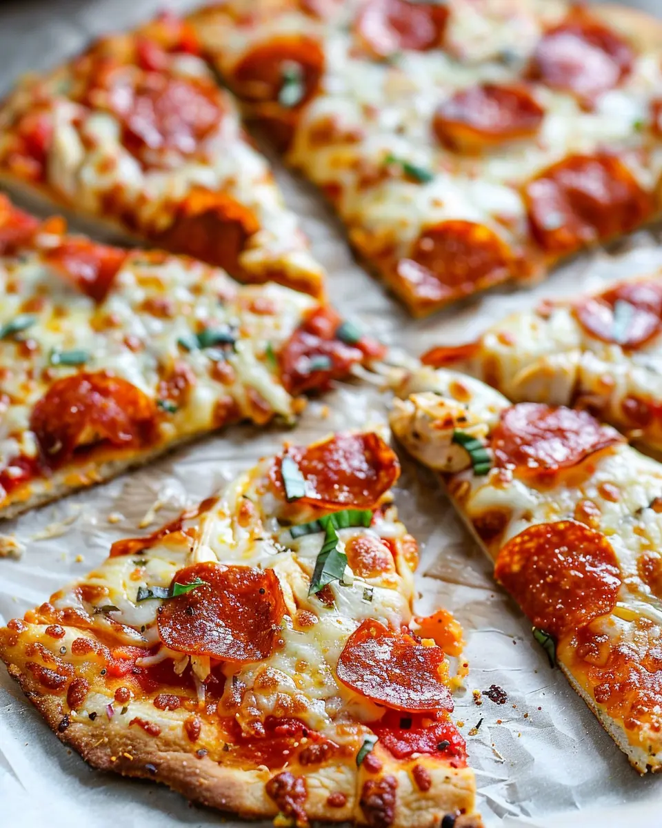 Chicken Crust Pizza: Easy Low Carb Recipe with Turkey Bacon Delight