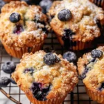 Bakery Style Blueberry Muffins