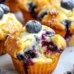 Blueberry Cream Cheese Muffins recipe