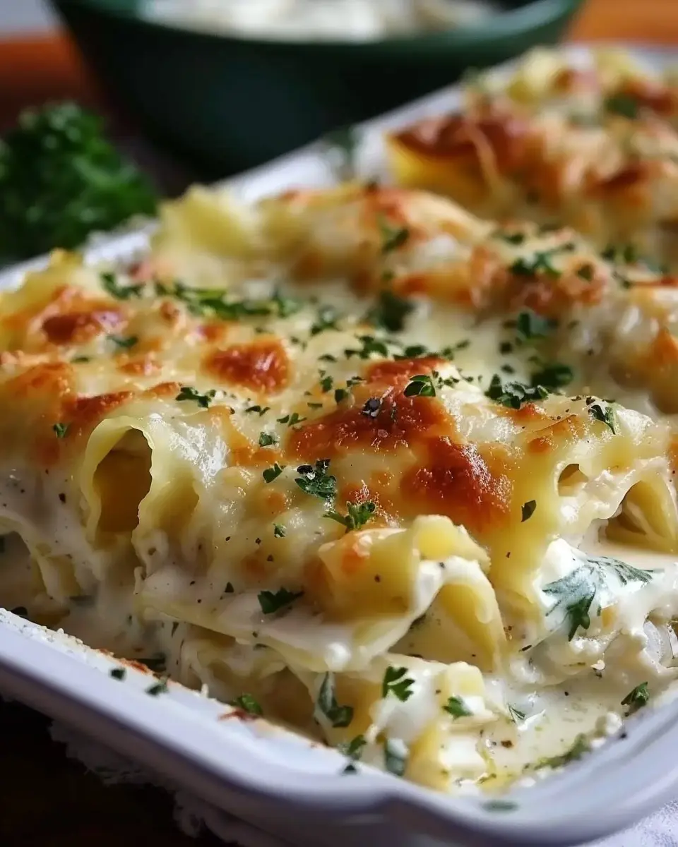 Chicken Alfredo Lasagna Rolls Recipe: Easy Comfort Food Delight