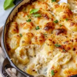 Chicken Alfredo Gnocchi Bake