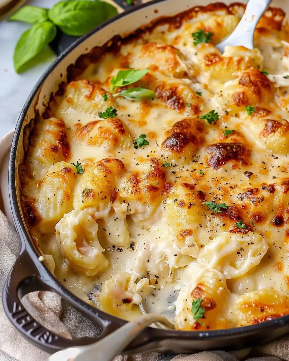 Chicken Alfredo Gnocchi Bake: An Indulgent Comfort Food Delight