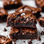 The BEST Fudgy Chewy Brookies