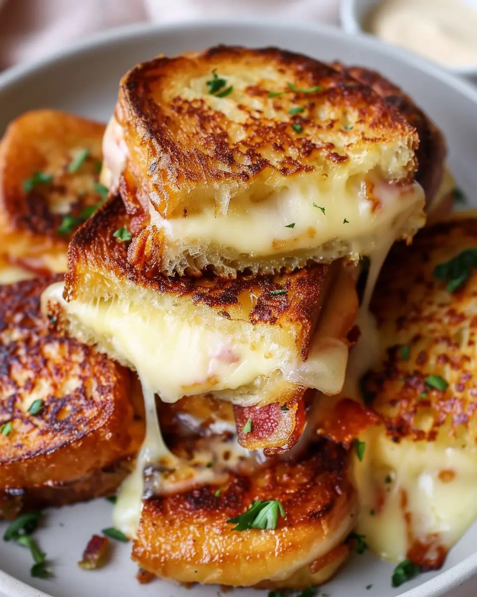 Hawaiian Roll Grilled Cheese: Indulgent Turkey Bacon Delight