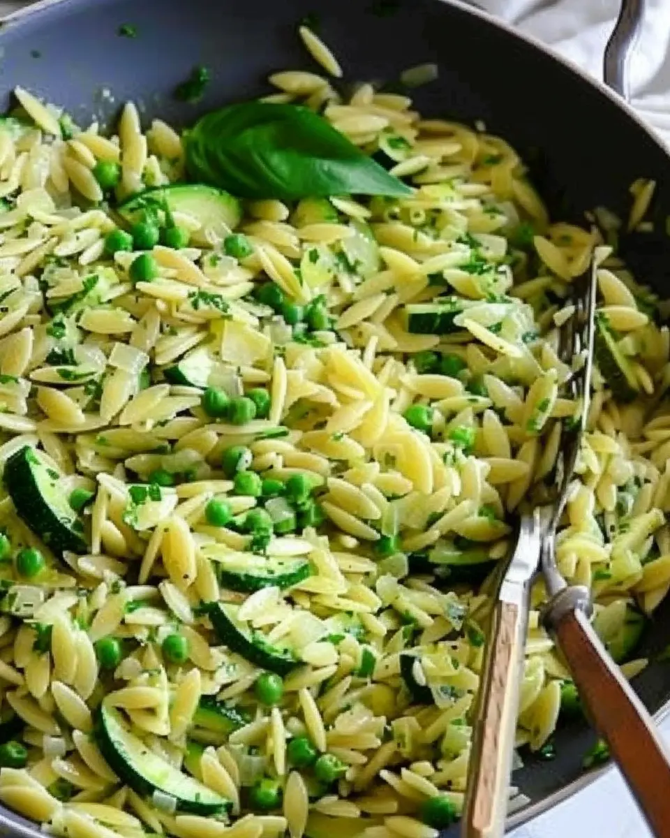 Lemon Orzo with Zucchini: The Easy, Fresh Weeknight Delight