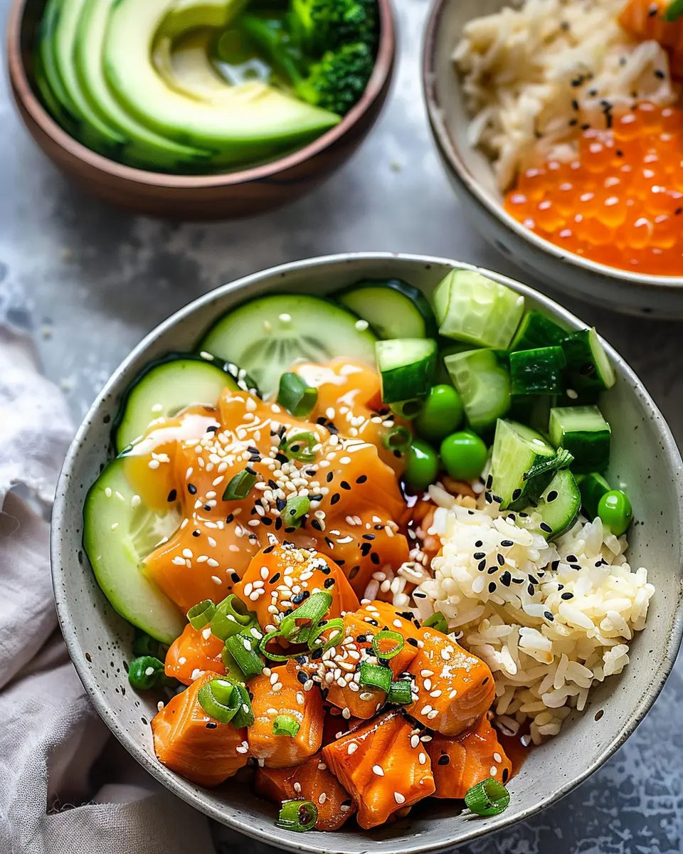 Bang Bang Salmon Bites Bowls