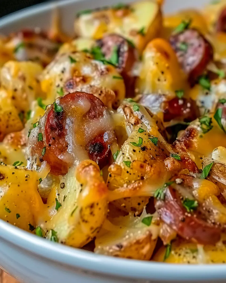 Cheesy Ranch Potatoes and Smoked Sausage: Easy Comfort Food Recipe