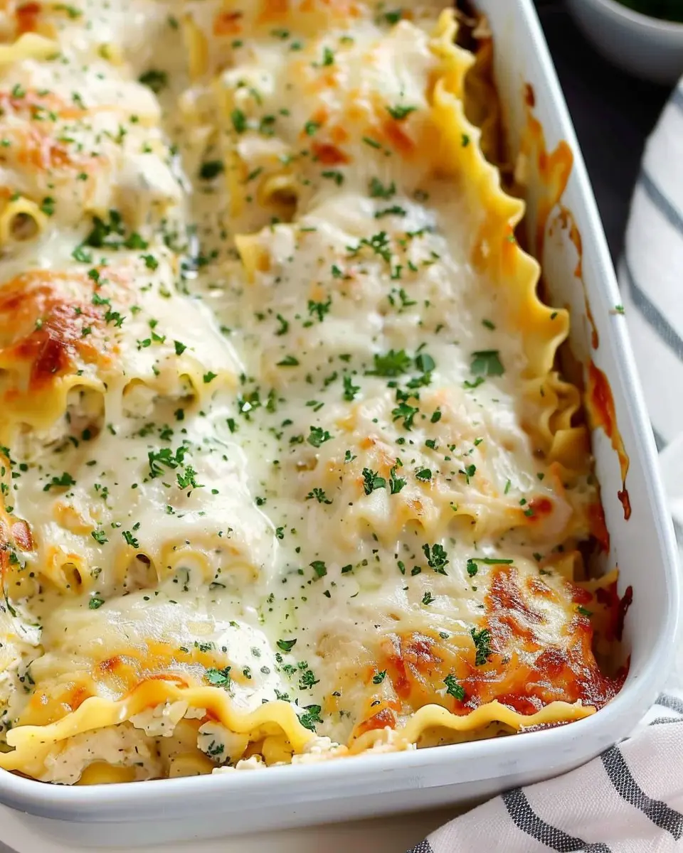 Chicken Alfredo Lasagna Rolls: Easy Comfort Food for All
