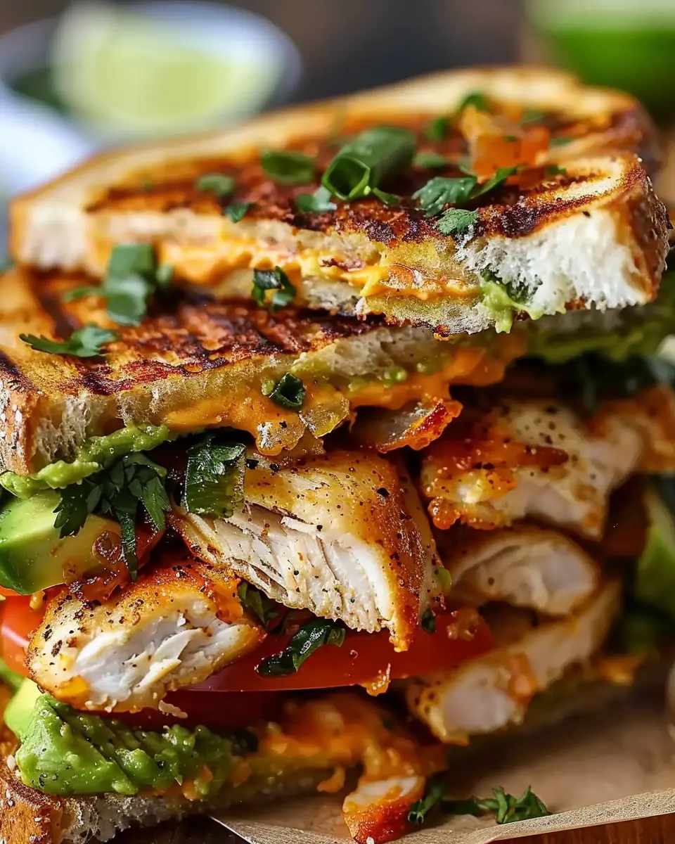 Chicken Avocado Melt Sandwich: A Juicy Twist on Classic Flavors