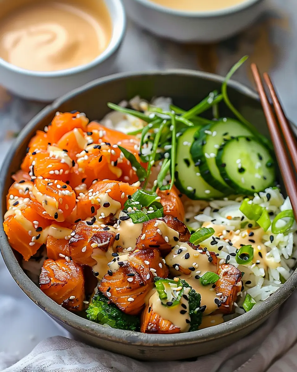 Bang Bang Salmon Bites Bowls: Easy, Flavorful Weeknight Delight